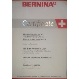 سرتیفیکیت بین المللی دوره  تجهیزات تخصصی کامپیوتری-سوئیس