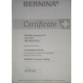 سرتیفیکیت بین المللی دوره خدمات پس از فروش-سوئیس